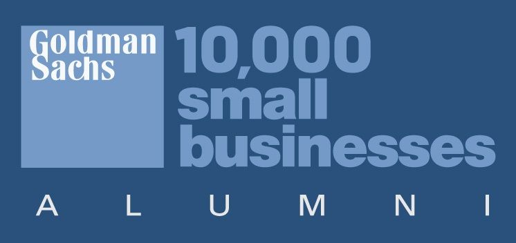 A Goldman Sachs 10,000 Small Businesses alumni badge